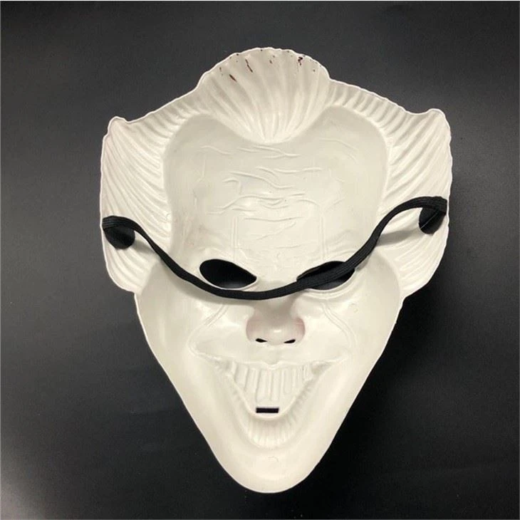 Horror Joker Scary Cosplay Stephen King Chapter One 2 Clown Mask Helmet Halloween Costume Party Prop Masquerade